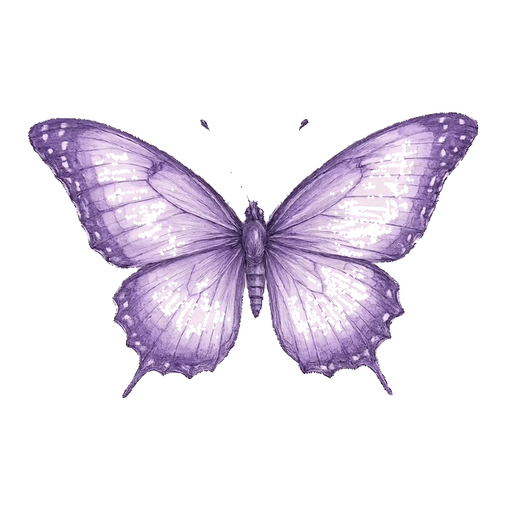 Lilac butterfly